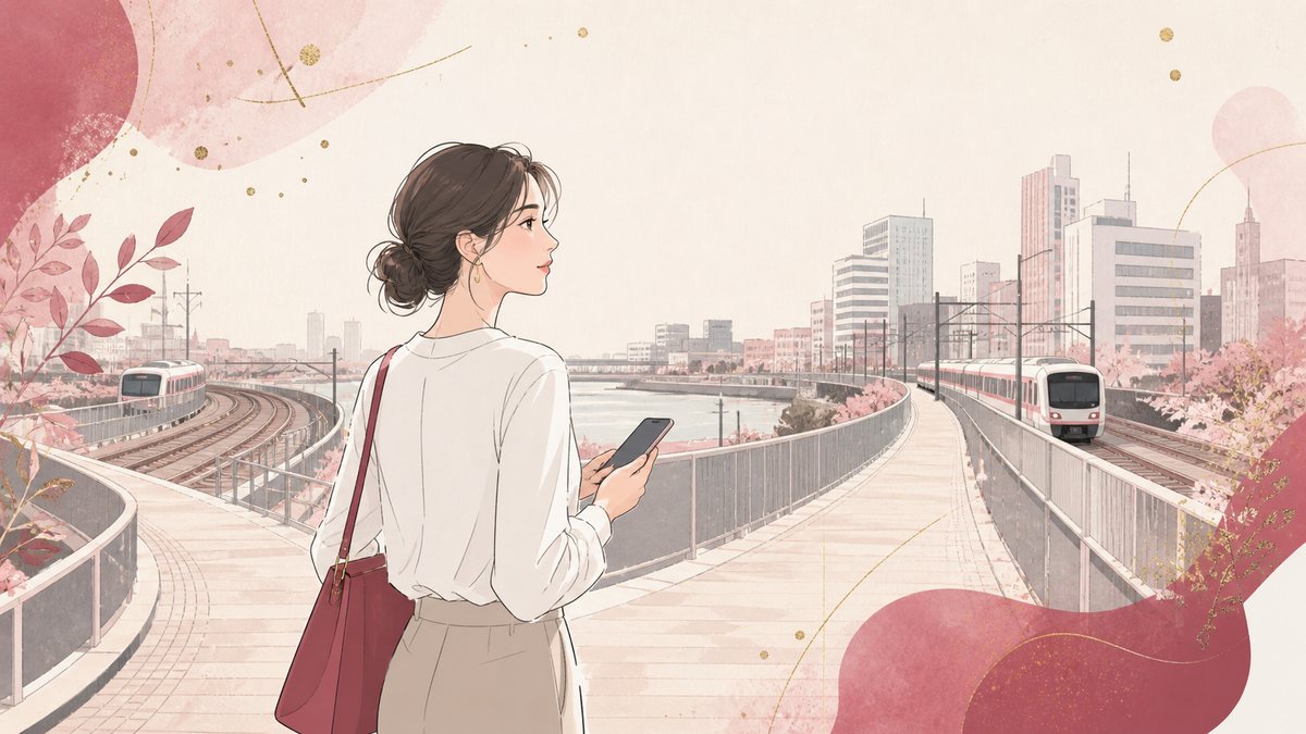 船橋と西船橋のキャバクラ求人を路線図と一緒に比較するイメージ