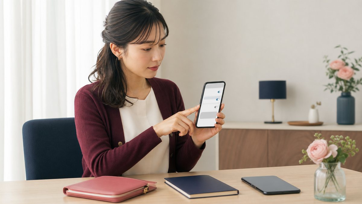 スマートフォンと勤務予定をプライバシーの盾で守る記事内容を表現したイメージ